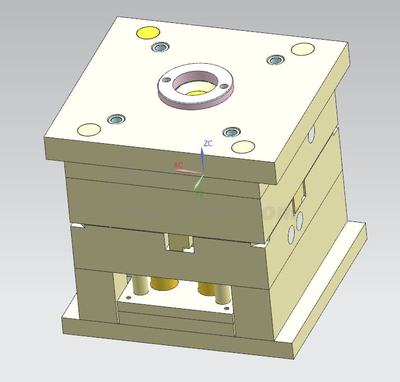 翻盖手机面壳模具设计