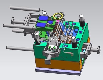 大众汽车发动机排气管下管注塑模具设计与制造